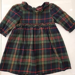 Girl’s Chalet Holiday Christmas Dress April Cornell‎ Size 12/18 months